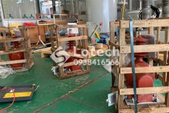 Thí nghiệm máy biến áp cấp nguồn EMIC đúc Epoxy ngoài trời