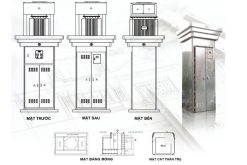 Bản Vẽ Trụ Thép Đỡ MBA 100kVA - 800kVA