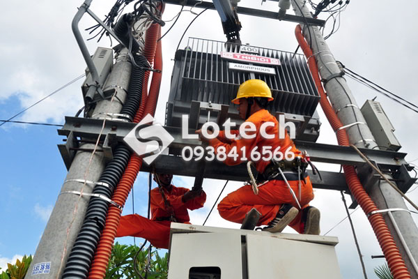 Báo giá trọn bộ trạm biến áp 400kVA kiểu giàn