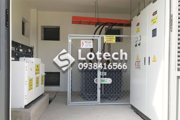Dự toán trạm biến áp nền 630kVA