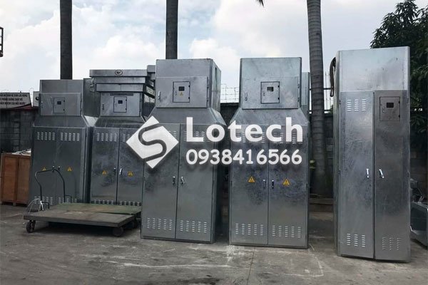 Trụ đỡ máy biến áp trạm biến áp cột
