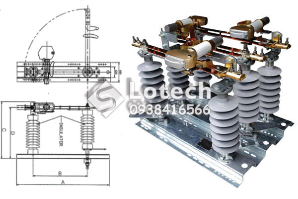 ban-ve-cau-tao-lbs-vina-electric-cau-dao-phu-tai-chem-ngang Bản vẽ cấu tạo LBS Vina Electric - cầu dao phụ tải chém ngang