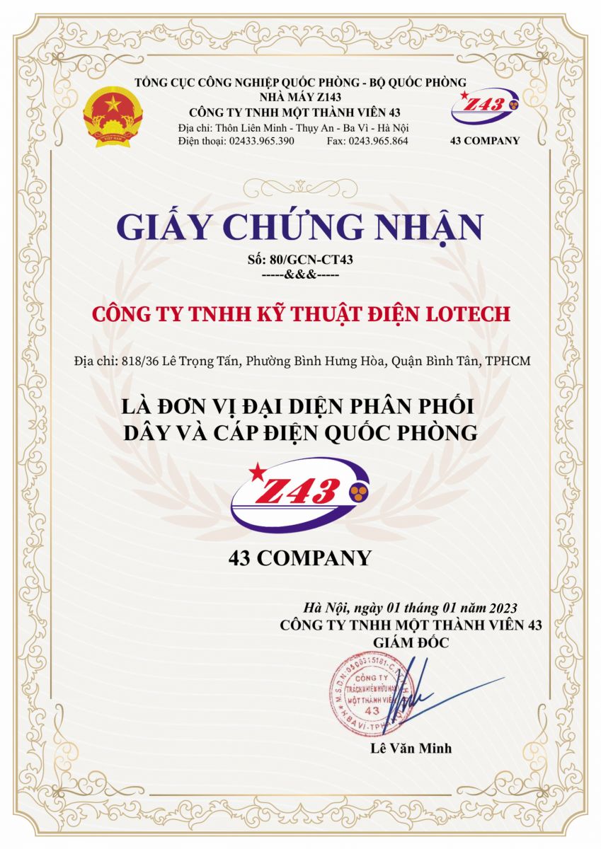 chung20nhan20phan20phoi20cap20z4320bo20quoc20phong20-20lotech Chứng nhận phân phối cáp Z43 Bộ Quốc Phòng - Lotech