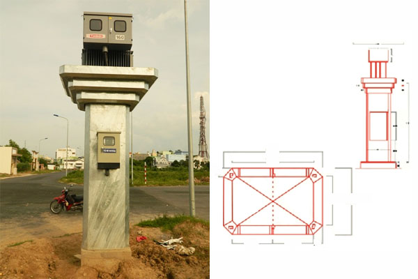 tram-bien-ap-kieu-tru-thep-don-than-160kva-tram-bien-ap-1-cot-kieu-moi-2 Trạm biến áp hợp bộ kiểu đứng công suất 160kVA