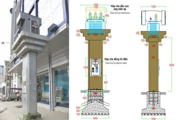 tram-bien-ap-kieu-tru-thep-don-than-750kva-tram-bien-ap-1-cot-kieu-moi-2 Trạm biến áp compact 1 cột 750kVA