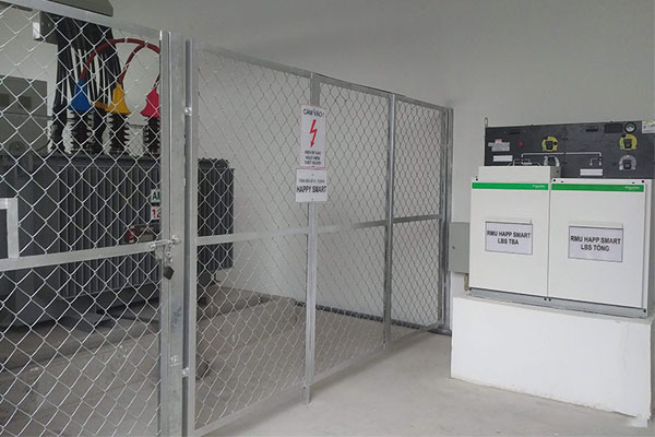tram-bien-ap-trong-nha-1250kva Tủ trung thế RMU Schneider đặt tại trạm biến áp trong nhà 1250kVA
