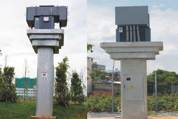 tram-bien-ap-kieu-tru-thep-don-than-320kva-tram-bien-ap-1-cot-kieu-moi-2 Trạm biến áp hợp bộ kiểu đứng lắp MBA 320kVA