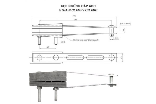 Kẹp Ngừng Cáp Vặn Xoắn ABC Giá Tốt
