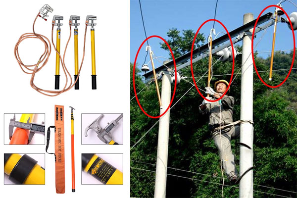 Bộ Tiếp Địa 3 Pha Di Động