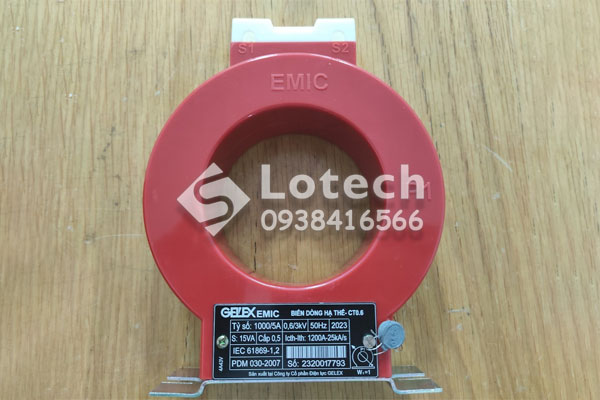 Máy Biến Dòng Đo Lường Hạ Thế EMIC 1000/5A 15VA C0.5 600V