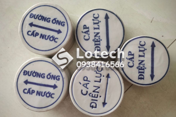 Gạch Cảnh Báo Cáp Ngầm Bằng Sứ (Giá Tốt)