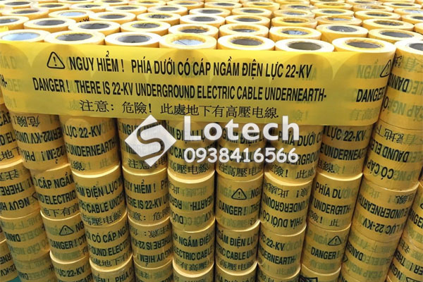 Băng Cảnh Báo Cáp Ngầm Trung Thế 22kV