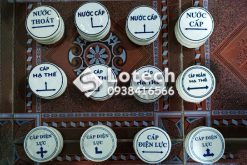 Mốc Sứ Cảnh Báo Cáp Ngầm - Nước Ngầm - Tiếp Địa