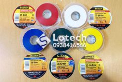Băng Vinyl 3M Scotch 35 (Trắng, Xanh, Đỏ, Vàng)