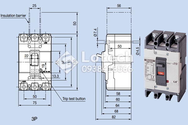 ban-ve-cau-dao-aptomat-3-pha-ls-abn103c Bản vẽ cầu dao Aptomat 3 pha LS ABN103c