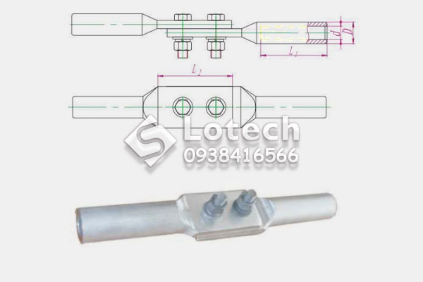 ban-ve-cau-tao-dau-cot-leo-day-dan-acsr Bản vẽ cấu tạo đầu cốt lèo dây dẫn ACSR