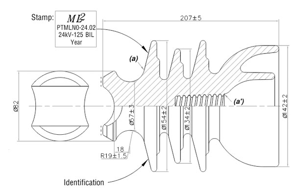 ban-ve-su-dung-24kv-dr-460mm-minh-long-2-ma-ptmln0-24-02 Bản vẽ sứ đứng 24kV ĐR 460mm Minh Long 2