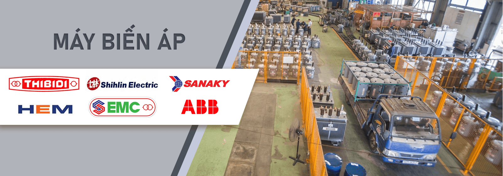Banner máy biến áp