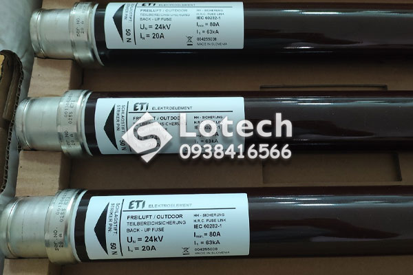 cau-chi-ong-trung-the-eti-20a-24kv Cầu chì ống trung thế ETI 20A 24kV