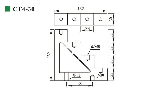 goi-su-do-bac-thang-ct4-30 Gối sứ đỡ thanh cái bậc thang CT4-30