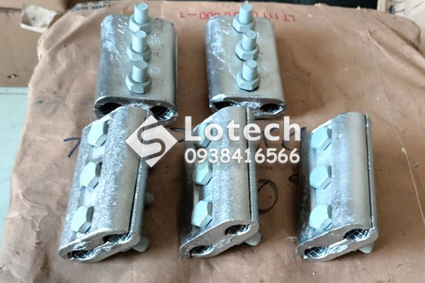 lotech-phan-phoi-kep-re-nhanh-3-bulon-acsr-gia-tot Lotech phân phối kẹp rẽ nhánh song song dây ACSR loại 3 bulon