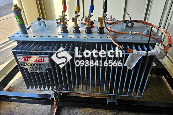 may-bien-ap-320kva-amorphous-thibidi-lap-dat-trong-tram-kios Máy biến áp 320kVA Amorphous THIBIDI lắp đặt trong trạm kios