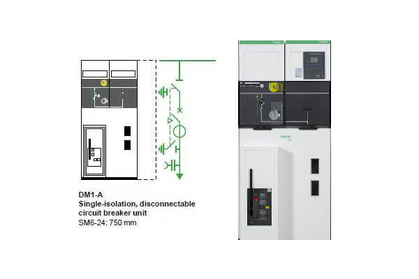 tu-trung-the-schneider-sm6-dm1a Tủ trung thế Schneider SM6 DM1-A