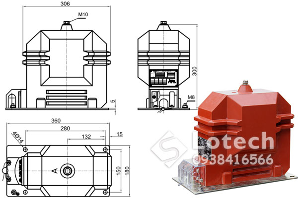 ban-ve-cau-tao-bien-ap-do-luong-emic-22kv-trong-nha Bản vẽ cấu tạo biến áp đo lường EMIC 22kV trong nhà