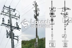 Bản Vẽ Bộ Dao Cắt Tụ Bù Trung Thế - Hình Ảnh Lắp Đặt Thực Tế