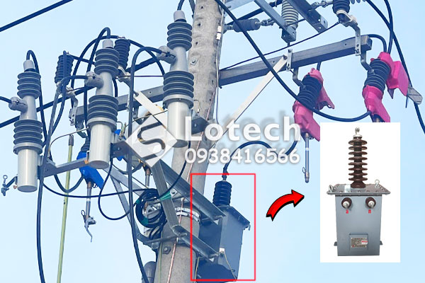 may-bien-ap-cap-nguon-dau-cho-dao-cat-tu-bu Máy biến áp cấp nguồn dầu cho dao cắt tụ bù