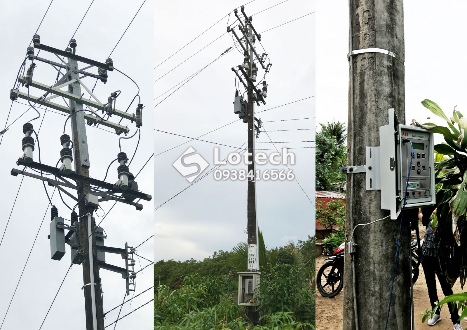 thuc-te-lap-dat-bo-3-dao-cat-tu-bu-1-pha-tu-dieu-khien-dong-cat-tu-abb-hitachi Thực tế lắp đặt Bộ 3 dao cắt tụ bù 1 pha - Tủ điều khiển đóng cắt tụ ABB Hitachi