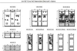 Bản Vẽ Tủ Hạ Thế Trạm Kios Công Suất Nhỏ Hơn 750kVA